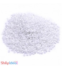 Beads 2mm - Glass Round - White